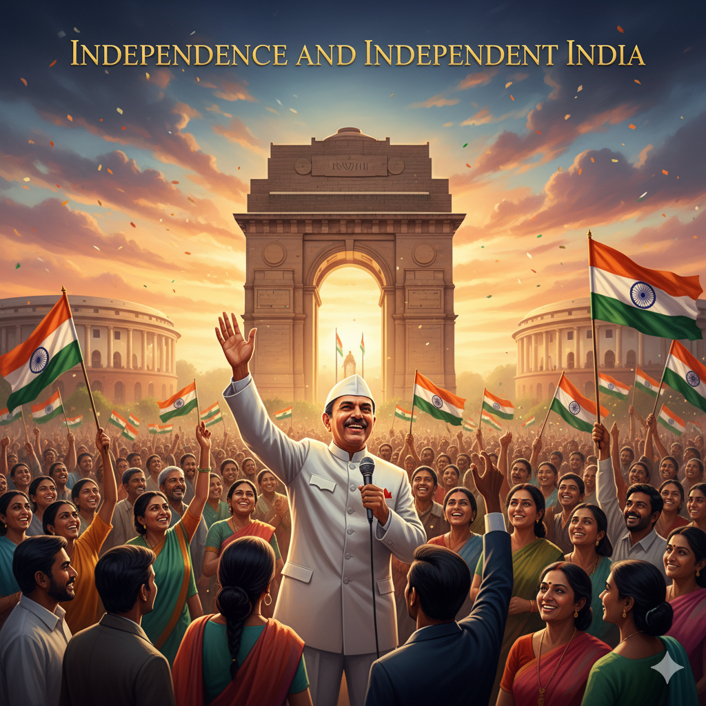 स्वतंत्र भारत का इतिहास (History of Independent India) 3 स्वतंत्रता व स्वतंत्र भारत – परिचय (Independence and Independent India – Introduction)