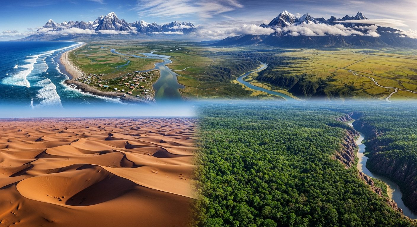 विश्व के प्रमुख भू-आकृतिक क्षेत्र (Major Physical Regions) 5 विश्व के प्रमुख भू-आकृतिक क्षेत्र (Major Physical Regions)