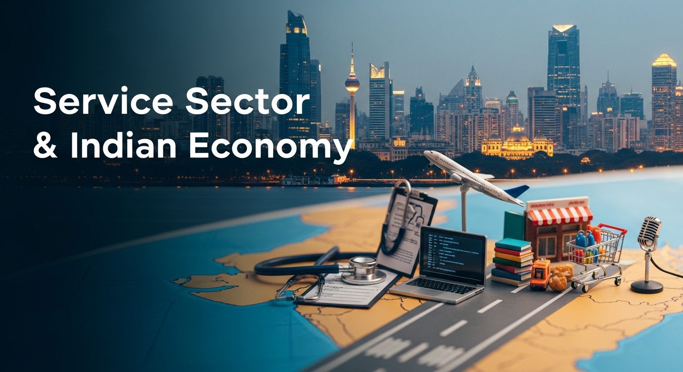 सेवा क्षेत्र: भारतीय अर्थव्यवस्था की रीढ़ (Service Sector & Indian Economy) 8 सेवा क्षेत्र: भारतीय अर्थव्यवस्था की रीढ़ (Service Sector & Indian Economy)