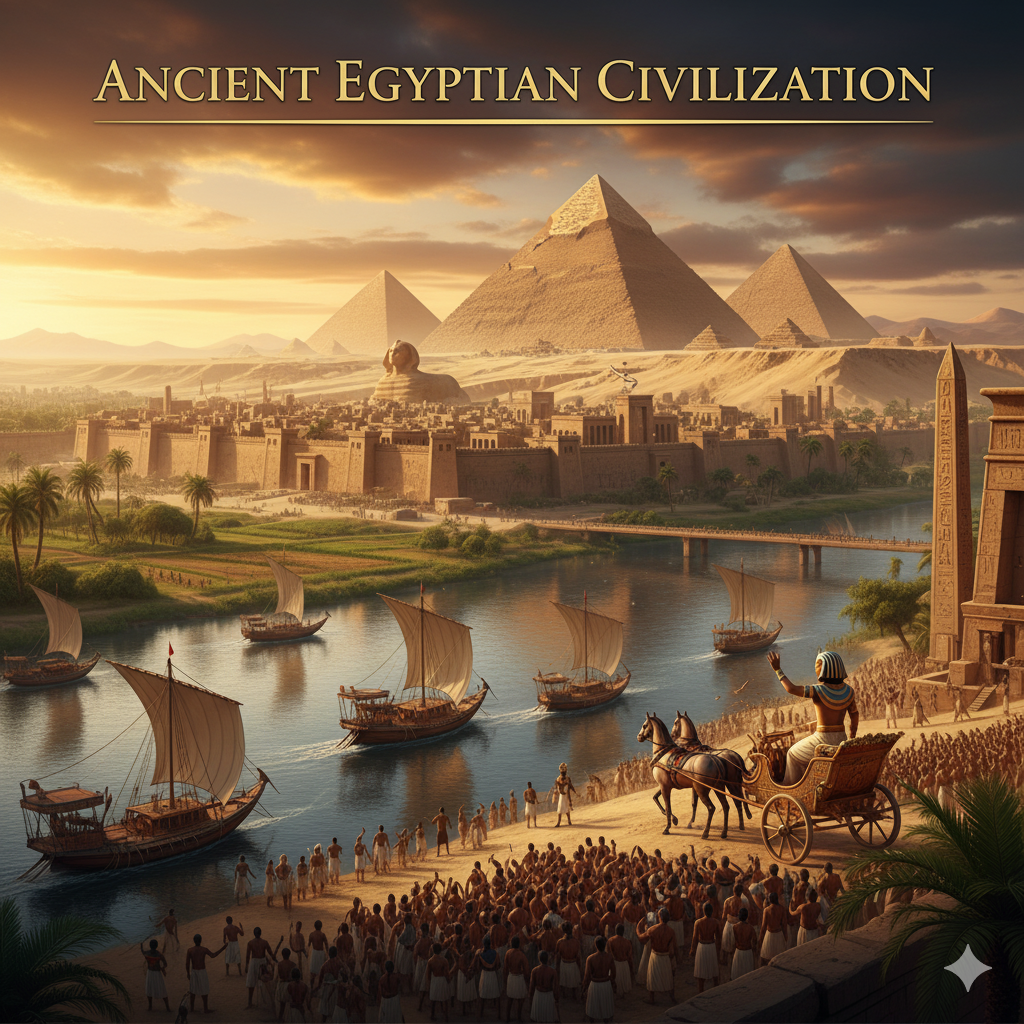 प्राचीन मिस्र की सभ्यता का इतिहास (History of Ancient Egypt) 1 प्राचीन मिस्र की सभ्यता (Ancient Egyptian Civilization)