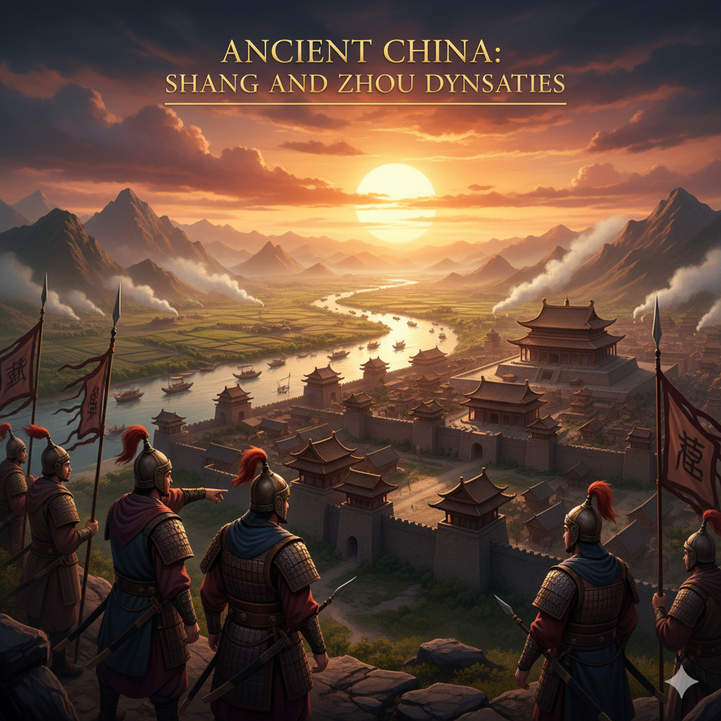 चीन के शांग और झोऊ वंश (Shang and Zhou Dynasties of China) 1 प्राचीन चीन: शांग और झोऊ वंश (Ancient China: Shang and Zhou Dynasties)