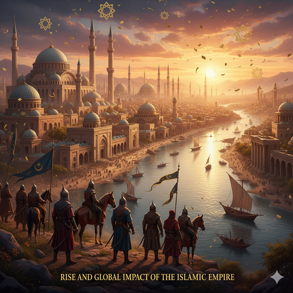 इस्लामी साम्राज्य: खलीफा (Islamic Empires) 1 इस्लामी साम्राज्य का उदय, विस्तार और महत्व: प्रारंभिक इतिहास से लेकर वैश्विक प्रभाव तक