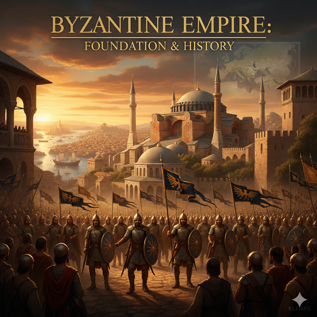 बाइजेंटाइन साम्राज्य का इतिहास (History of Byzantine Empire) 1 बाइजेंटाइन साम्राज्य: स्थापना, विस्तार और इतिहास का परिचय (Byzantine Empire: Foundation, Expansion and Historical Overview in Detail for Competitive Exams)