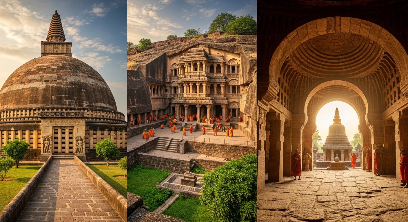 बौद्ध स्थापत्य: स्तूप, विहार और चैत्य (Buddhist Architecture) 1 बौद्ध स्थापत्य: स्तूप, विहार और चैत्य (Buddhist Architecture)