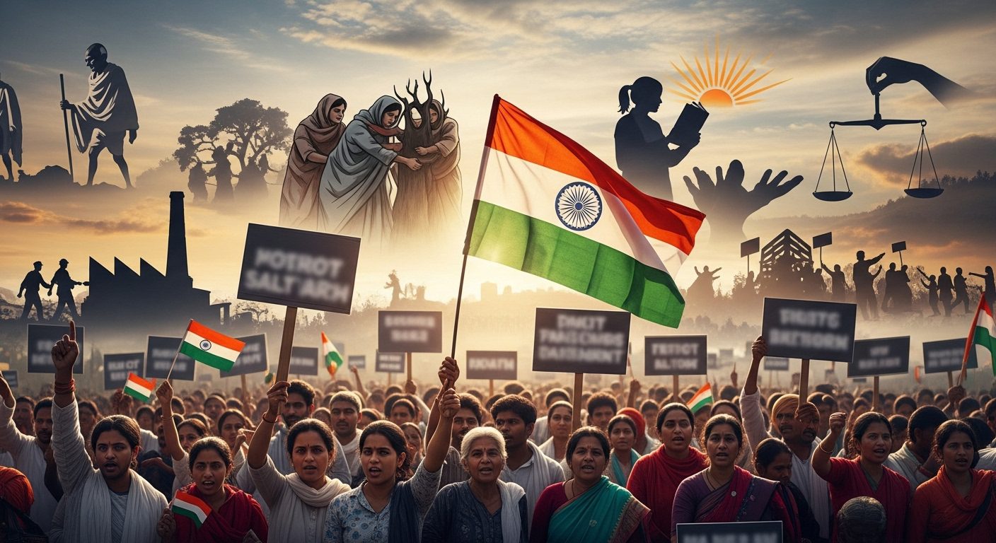 भारत के प्रमुख सामाजिक आंदोलन (Major Social Movements of India) 10 भारत के प्रमुख सामाजिक आंदोलन (Major Social Movements of India)