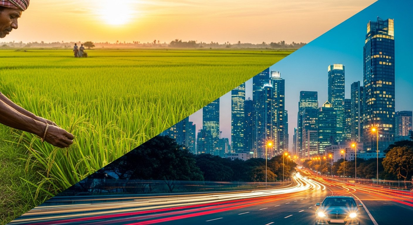 ग्रामीण-शहरी वर्ग भेद: भारतीय समाज (Rural-Urban Class Divide)