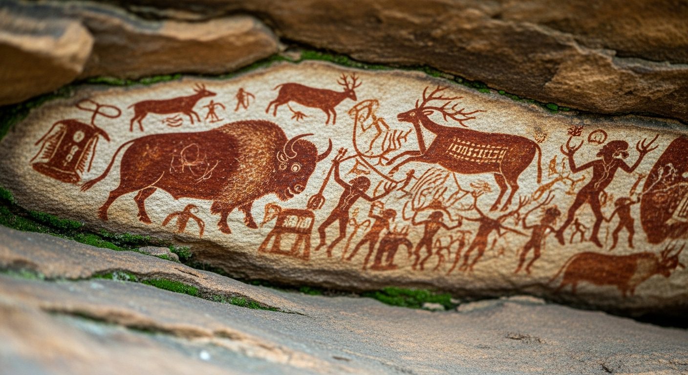 पाषाणकालीन कला: भीमबेटका की चित्रकला (Stone Age Art)