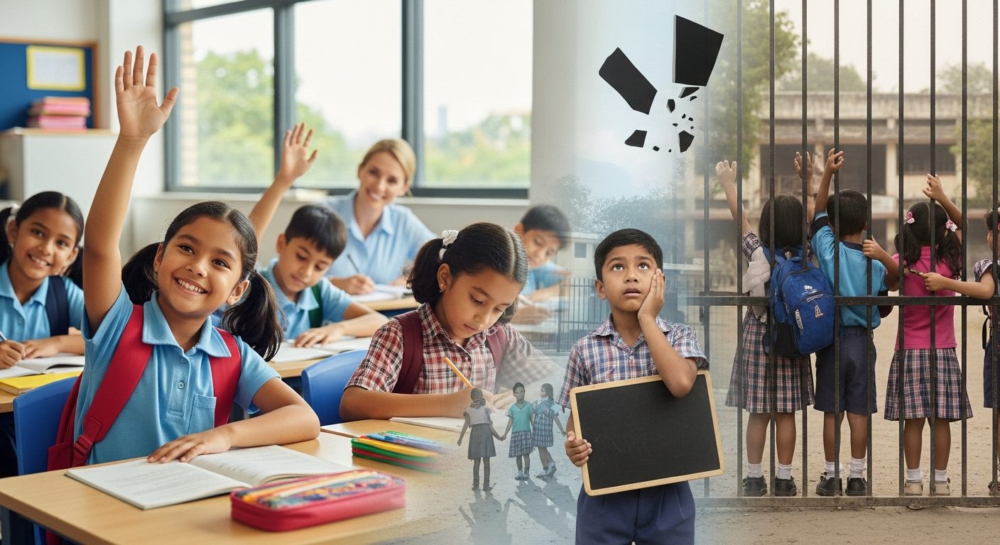 शिक्षा का अधिकार: हकीकत या फसाना? (RTE: Reality or Myth?) 1 शिक्षा का अधिकार: हकीकत या फसाना? (RTE: Reality or Myth?)